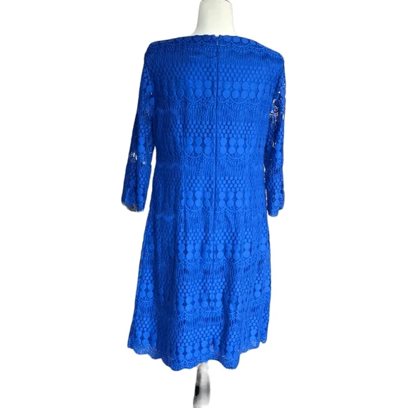 Jessica Howard Womens Lace Sheath Party Cocktail Dress Size 10 - Picture 4 of 10